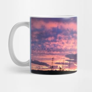 Golden sunset after rain Mug